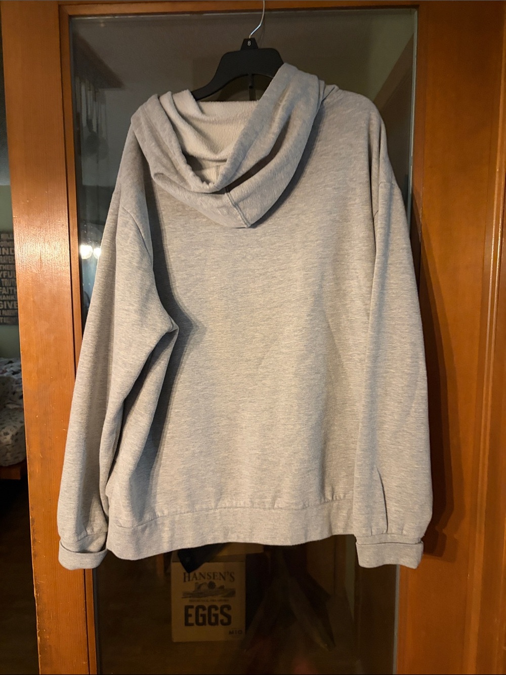 Women’s Light Grey Champion Hoodie size Xl - Picture 5 of 8